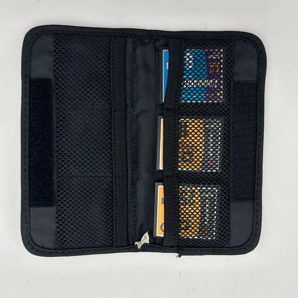 CompactFlash CF Card Storage Case Holder Wallet + 3 Memory Cards